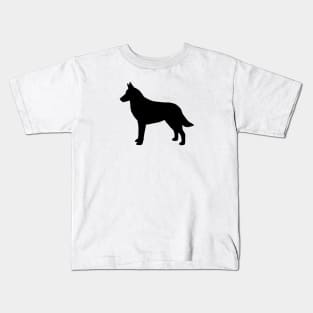 Belgian Malinois Silhouette Kids T-Shirt